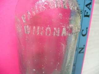 Embossed Picnic Beer Bottle Park Brewing Co Winona Minnesotta alcohol 