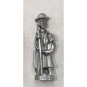   Richard 3 Patron Saint Statue Genuine Pewter Catholic Religious Gifts