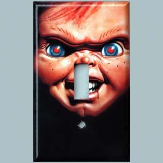 CHILDS PLAY Chucky Doll Wall Light Switchplate Cover  