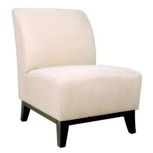  Emma Beige Microfiber Chair    Powell 383 607: Furniture 