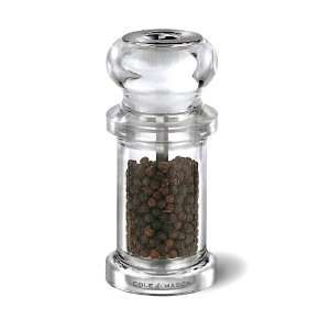   Salt Shaker and Pepper Mill, Clear Acrylic
