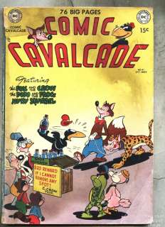 Comic Cavalcade #41 1950 gd Giant Size Fox & The Crow  