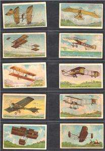 Aviation Series Balloon & Aircraft Tobacco Cards / BAT  