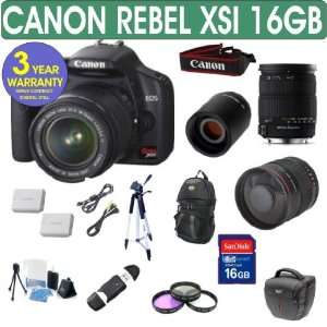  Canon Rebel XSi + Sigma 18 200mm F3.5 6.3 DC OS Lens 