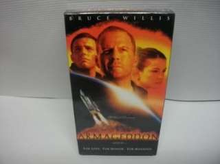 Armageddon outer Space action VHS movie Bruce Willis Ben Affleck new 