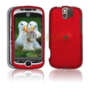   Slide Cell Phone Red Rubber Feel Protective Case Faceplate Cover Cell