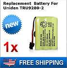 New Replacement Battery Uniden TRU9280 4 For Uniden Phones 1 pack