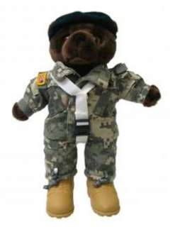 ARMY SPECIAL FORCES ACU TEDDY BEAR (12 TALL)  