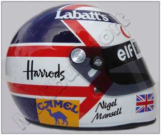 NIGEL MANSELL 1992 F1 CHAMPION REPLICA HELMET SCALE 11  