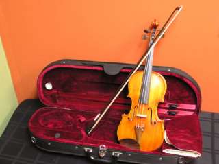 Deltex Placht Full Size Violin w/ Case and Bow  