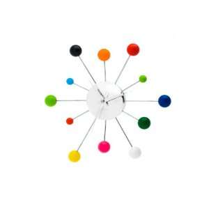  Karlsson Wall Clock Mixed Spider Multi Color Steel Chrome 