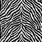 ROLL OF WALLPAPER   ANIMAL PRINT ZEBRA BLACK AND WHITE 10M X 0.52M 
