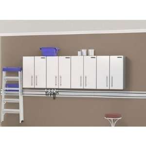 Ulti MATE Storage 4 Piece 2 Door Wall Cabinet System in Starfire White 