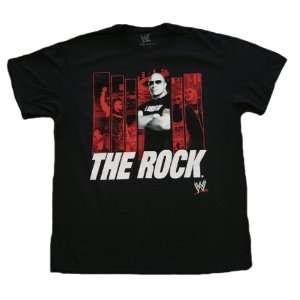 THE ROCK   TROUBLE WWE WRESTLING T SHIRT   SIZE ADULT 