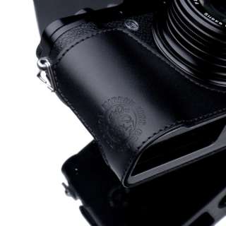   New leather half case for fuji Fujifilm Finepix X10   Black  