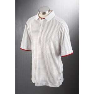   Titanium Pique Mens Polo Shirt   CX 16247   White/Black Sports