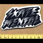 Skate Mental Black Logo Skateboard Sticker   New skatin