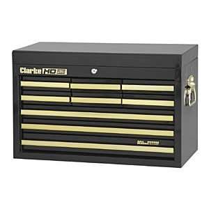  9 Drawer Tool Chest   Black and Gold: Automotive