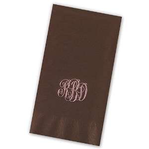    Classic Monogram Foil Stamped Guest Towels