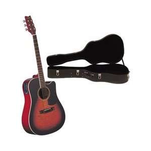  Washburn D10 Series Dreadnought Acoustic Electric Guitar 