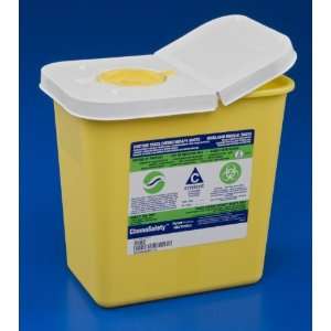  Container, Sharps, Chemo, 2 Gal., Yellow Health 